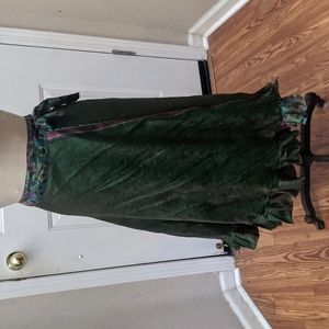 Silk wrap skirt